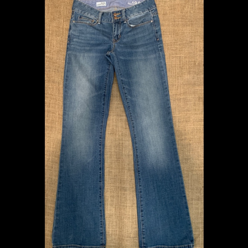 Gap bootcut jeans, stonewashed size 25